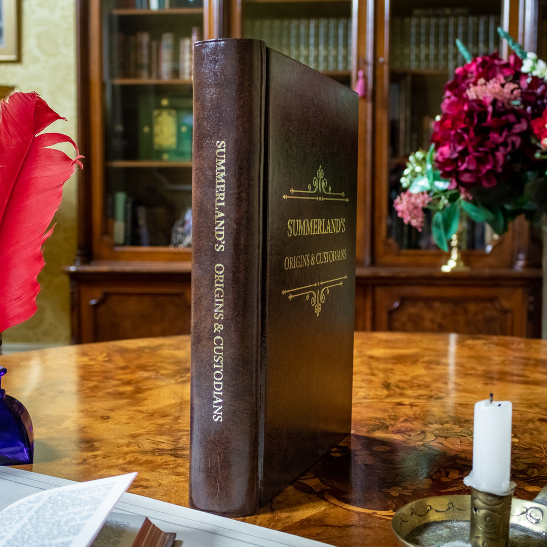 Summerlands Origins And Custodians Leather-Bound Book